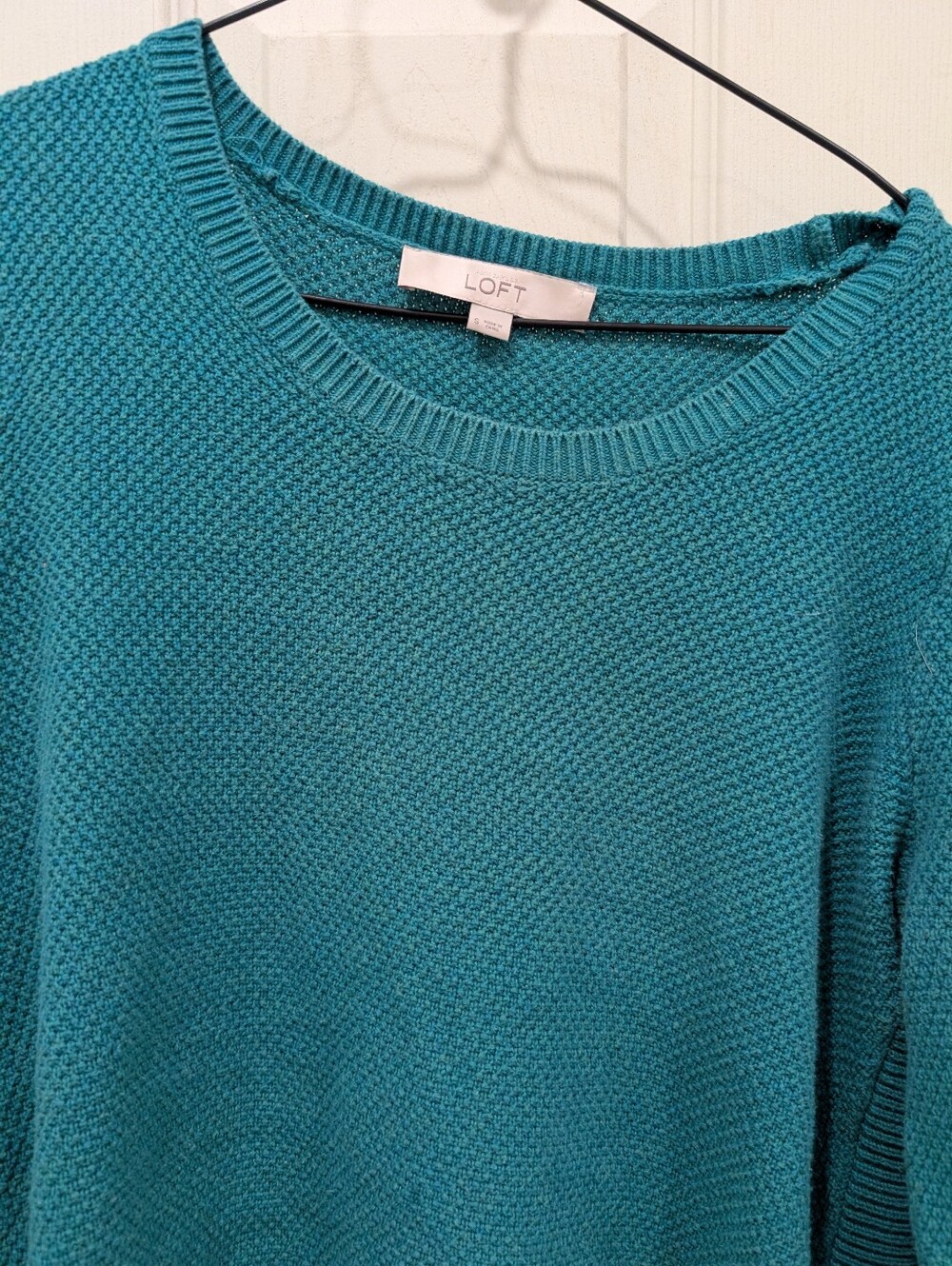 Size Small Turquoise Sweater - Picture 3 of 4